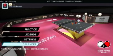 Table Tennis Recrafted: Genesis Edition 2019 screenshot 3