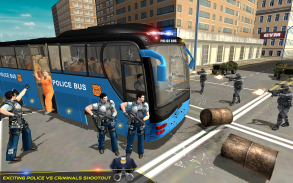 Transport de ônibus policial dos EUA Sobrevivência screenshot 4