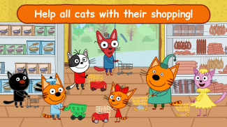 Kid-E-Cats Super Market: Trò Chơi Mua Sắm ới Mèo screenshot 7