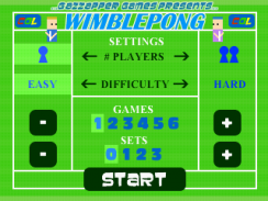 WimblePong टेनिस खेल screenshot 1