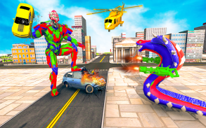 Snake Robot Police Car Game screenshot 5