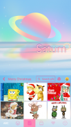 Saturn Tema Papan Kekunci screenshot 5