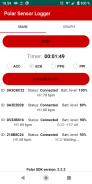 Polar Sensor Logger screenshot 1