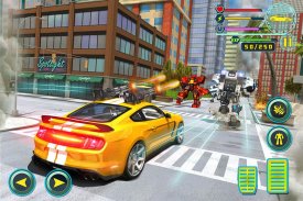 الكركدن سيارة روبوت تحويل اللعبة screenshot 1