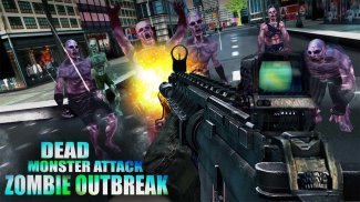 Dead Monster Attack - Zombie Outbreak screenshot 5