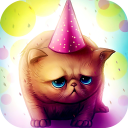 Birthday Cat : Cute Live wallpaper for Kids play Icon