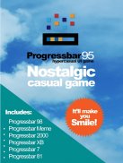 Progressbar95 - easy, nostalgic hyper-casual game screenshot 12