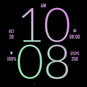 Pink Orchid Light Watch Face