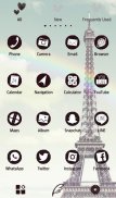 Wallpaper Rainbow Eiffel Theme screenshot 3