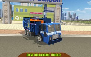 Garbage Truck & Recycling SIM screenshot 2