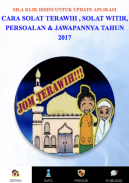 CARA SOLAT TERAWIH DAN WITIR RAMADHAN 2019 screenshot 0