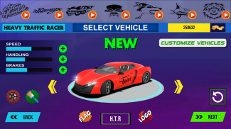 Heavy Traffic Rider Car Game screenshot 9