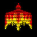 Retro Space Phoenix Icon