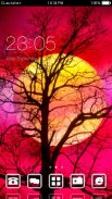 Red Full Moon Theme C Launcher screenshot 0