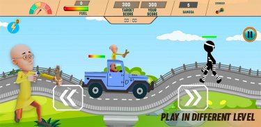 Motu Patlu Hill Racing Fight screenshot 3