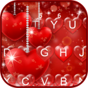 Red Heart Love Keyboard Theme