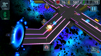 Tower Defense - Neon Defenders screenshot 1