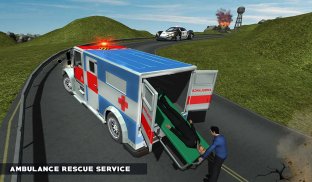 911 Fire Truck Rescue Driver emergência loucura 3D: jogo de missão