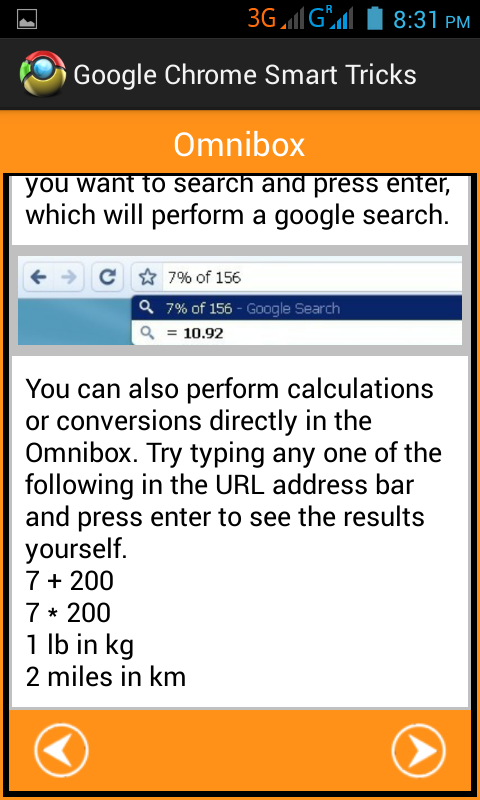 Google Chrome Smart Tricks APK Android Aptoide