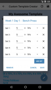 Fast 5/3/1 Workout Calculator screenshot 1