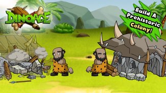 DinoAge: Prehistoric Caveman & Dinosaur Strategy! screenshot 1