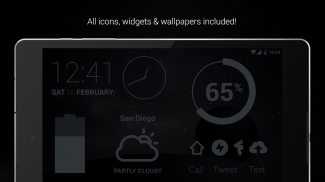 Murdered Out - Black Icon Pack (Pro Version) screenshot 5