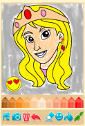 Colorir princesa jogo screenshot 0