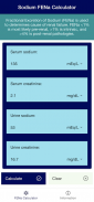 Sodium FENa Calculator screenshot 2