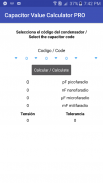 Capacitor Value Calculator PRO screenshot 2