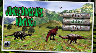 Dinosauri della giungla Caccia - 3D screenshot 3