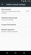 Mobile Network Settings screenshot 0