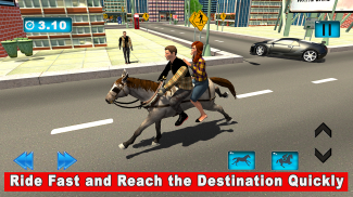 Horse Taxi 2019: Offroad City Transport Game screenshot 3