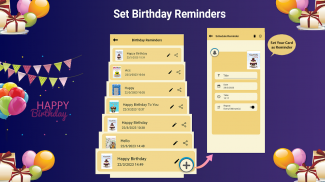 Cartões de bolo de aniversário screenshot 2