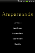 Ampersands screenshot 2