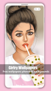 💃Girly Wallpaper-Cute Backgrounds👸Fake girl Dp screenshot 5