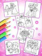 Bride and Groom Coloring book screenshot 8