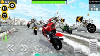 بسرعة فائقة دراجة المتسابق 3D screenshot 0