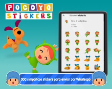 Pocoyo Stickers: Pegatinas para Whatsapp screenshot 0