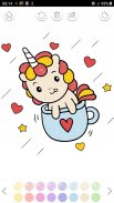 Unicorn Coloring Book Glitter screenshot 2
