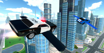 Flying Police Car Driving screenshot 4