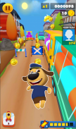 Puppy Surfs Runner : Talking Dog screenshot 0