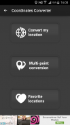 Coordinates Converter lite screenshot 1