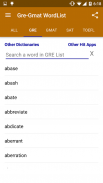 Offline GRE , GMAT , SAT Wordlist screenshot 2