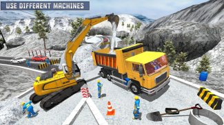 Snow Drive Rescue Plow Excavator 2018 screenshot 6