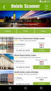 Hotels Scanner – busque y compare hoteles screenshot 1