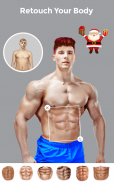 Men Body Styles SixPack tattoo - Photo Editor app screenshot 0