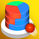 Color Fire Ball 3D Icon