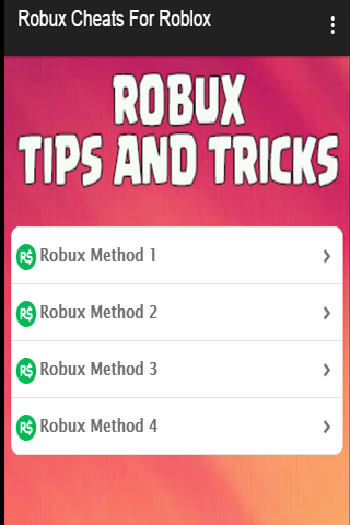 roblox robux cheats hack apps aptoide app getjar recommended