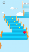 Bounce 3D : Stairs Jumping Red Ball screenshot 4