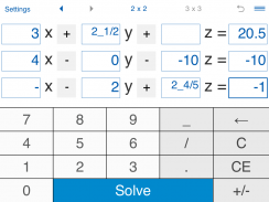 System of Equations Solver screenshot 1